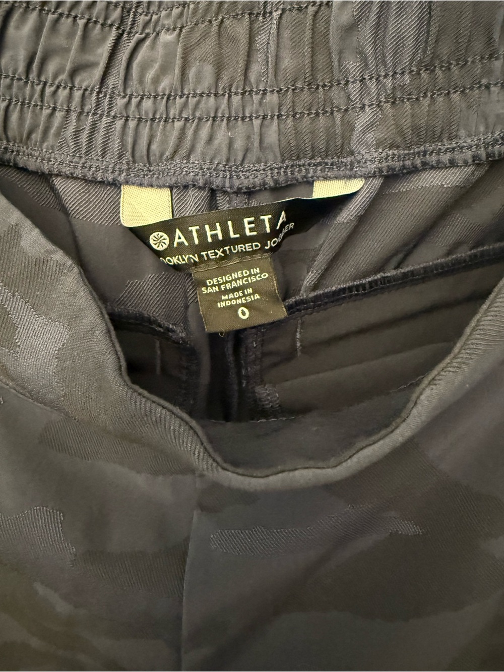 Athleta Brooklyn Textured Joggers
navy blue camouflage print Size 0 - Picture 5 of 6